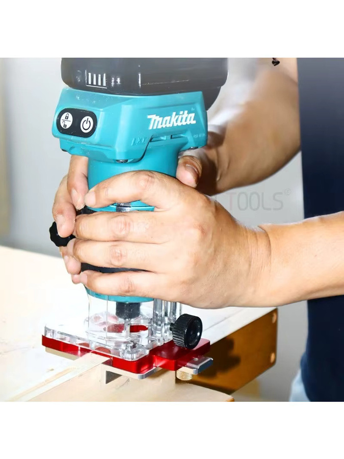 LTOOLS 2-in-1 Schlitz Positionierungsplatte aus Aluminiumlegierung für Holzbearbeitung und Schubladengriffe - Bild 4
