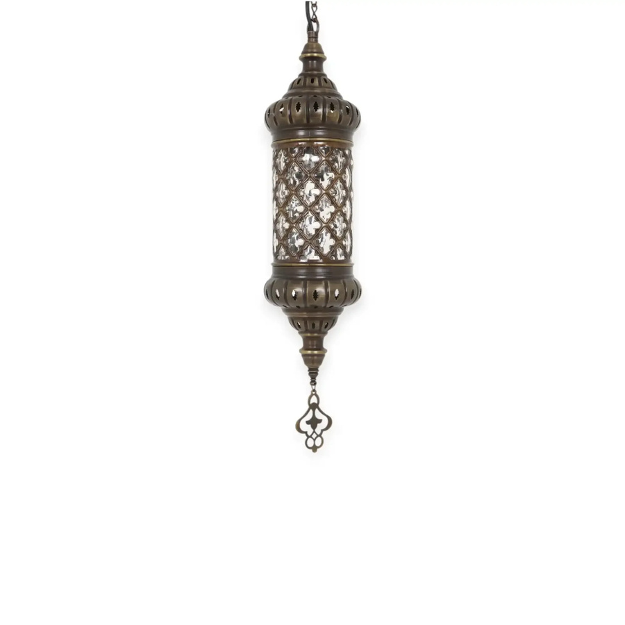 D&C Hängeleuchte Fontes in Antik Bronze aus Metall mit einem Durchmesser von 50 cm - Bild 1