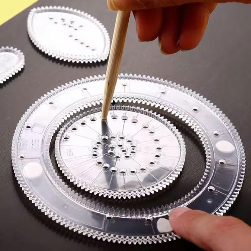 Linyi toy Spirograph Zeichenspielzeug-Set Geometrisch 22-teiliges Set - Bild 5
