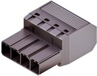 Weidmüller Stiftgehäuse-Kabel Polzahl 4, Rastermaß: 7.62 mm, grau - Bild 1