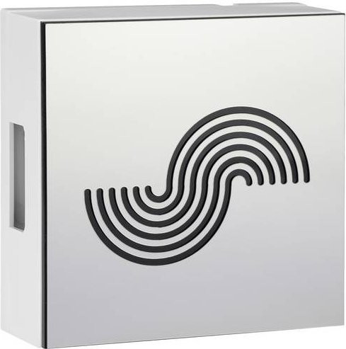 Grothe Türklingel Gong 80 dBA in Weiß und Silber aus Edelstahl und Kunststoff - Bild 1