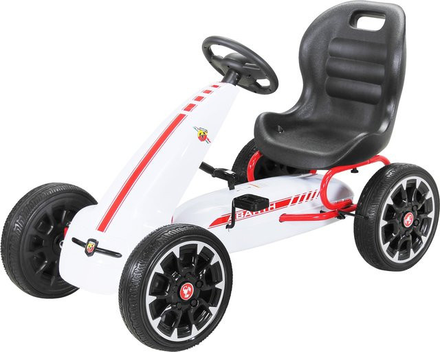 Actionbikes Motors Abarth Kinder Pedal Go Kart FS Spider Weiß - Bild 1