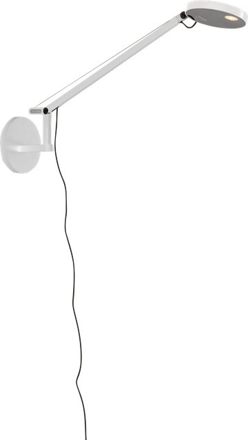 Artemide Demetra Micro Wandleuchte aus Aluminium in Weiß mit dimmbarer LED - Bild 1