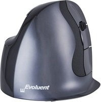 Evoluent VerticalMouse D Large kabellose ergonomische Maus für Rechtshänder in Schwarz-Silber mit 6 Tasten - Bild 1
