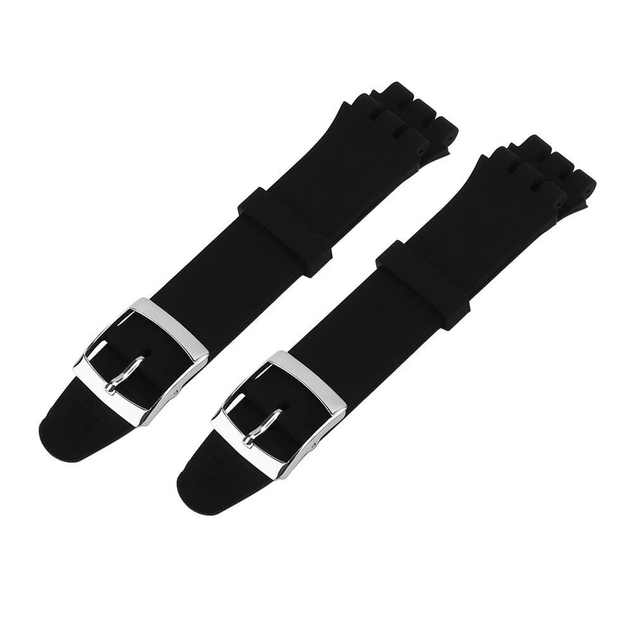 Uhrenarmband Silikon, 17mm, 19mm, 2 Stück - Bild 5