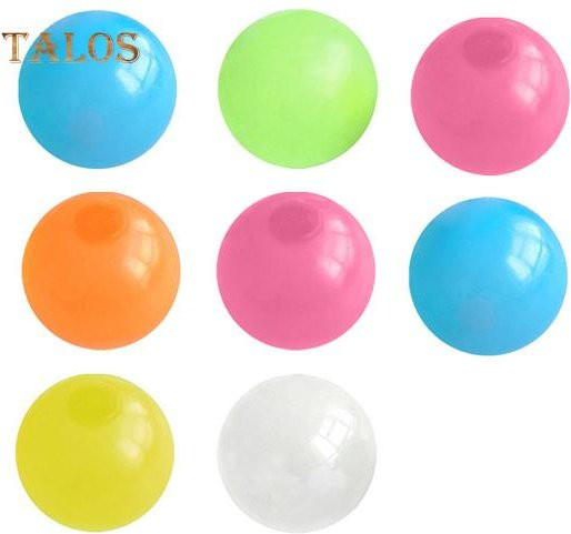 8-teiliges Set leuchtender klebriger Ball, im Dunkeln leuchtender Wand- und Deckenklebeball, Stressball, Zappelspielzeug - Bild 1