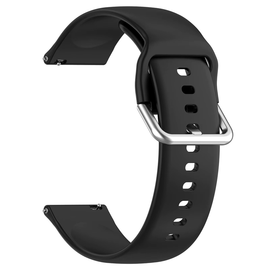 Hiyii Smartwatch-Armband Silikon, Schwarz, Unisex, 22mm - Bild 2