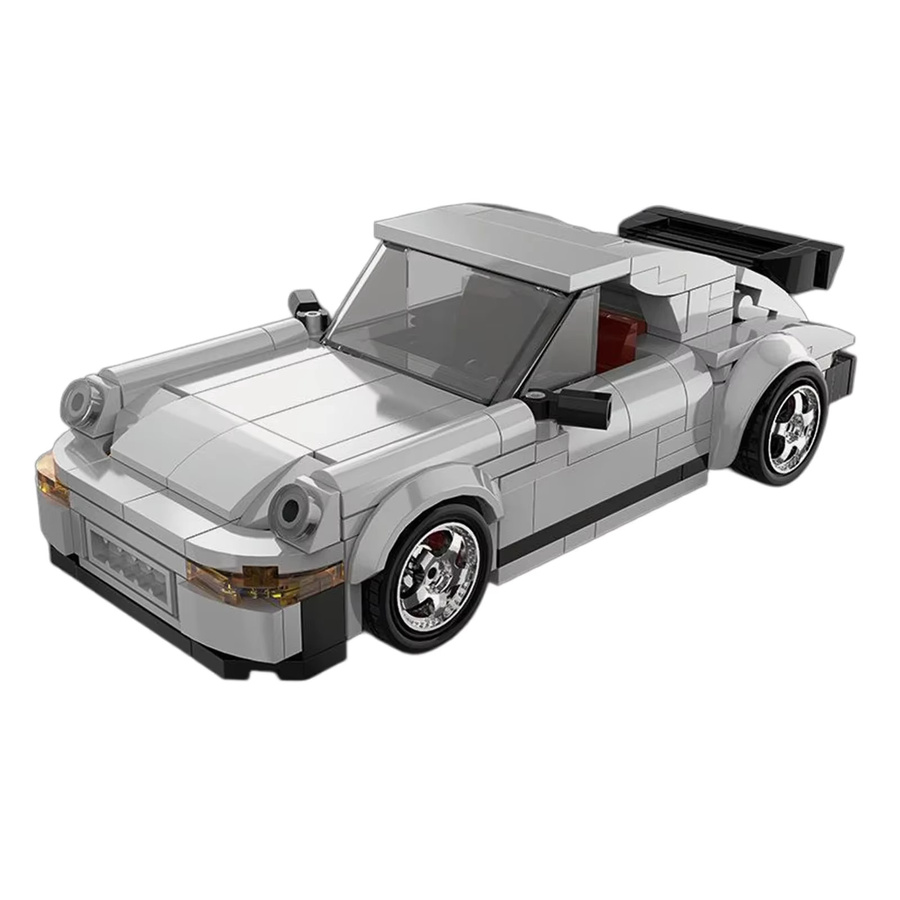 XQ Speed Series Supercar MOC-Bausteinset PB8816, 343-teiliges DIY-Montagespielzeug aus Kunststoff in Grau für Jugendliche und Erwachsene - Bild 2