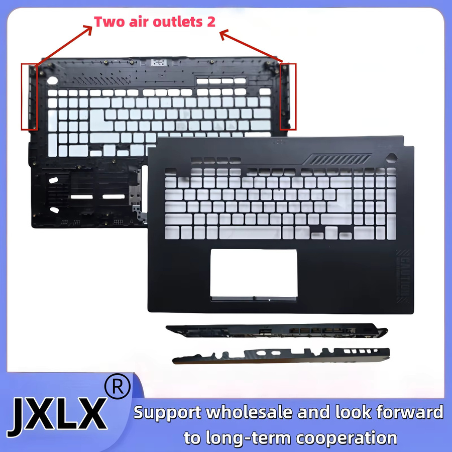 JXLX Ersatzgehäuse für ASUS TUF Gaming F17 FX707 FX707ZM A17 FA707 Laptop in Schwarz - Bild 4