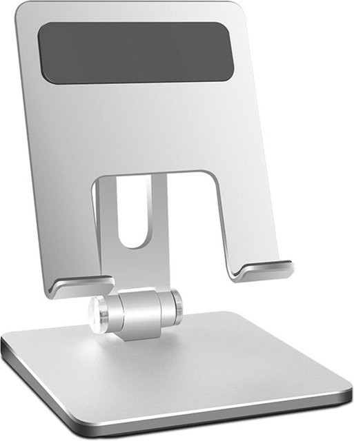 CosyHome Tablet-Halterung aus Aluminiumlegierung, faltbar und rutschfest, Farbe: Weiß - Bild 1