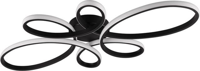 TRIO LED-Deckenleuchte Fly in Mattschwarz aus Metall, B/H/L: 7,5 x 45,5 x 83 cm - Bild 1