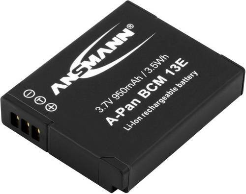 Ansmann A-Pan DMW-BCM13E Kamera-Akku, 950 mAh, Schwarz - Bild 1