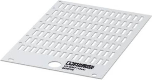 Phoenix Contact 0828766 US-WMT Einzeladerkennzeichner Weiß mit Beschriftungsfläche 12 x 4 mm zum Aufschieben - Bild 1