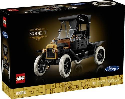 LEGO Icons Ford Model T Konstruktionsspielzeug Oldtimer schwarz - Bild 1