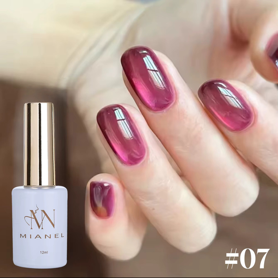 MISS MIANEL Gel-Nagellack, Rosa, Schimmernd, 12 ml - Bild 2