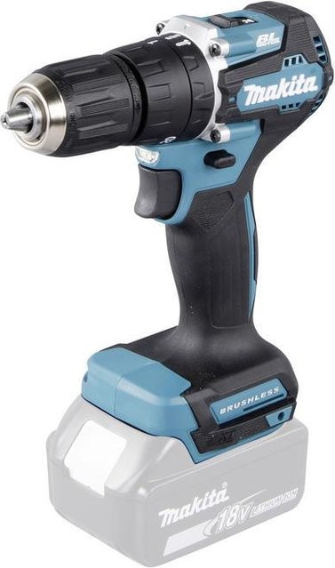 Makita LXT Akku-Schlagbohrschrauber DHP487Z, 18V, Blau/Schwarz - Bild 2