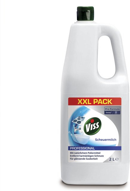 Diversey Viss Professional Scheuermilch cremeweiß 2 l Packung mit 6 Stück - Bild 1