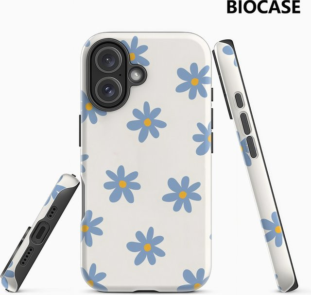 Sky Daisy Robuste Handyhülle für iPhone 17 16 15 14 13 Pro Max Plus mit Magnetfunktion und Einzel- oder Doppelschicht-Schutz - Bild 1