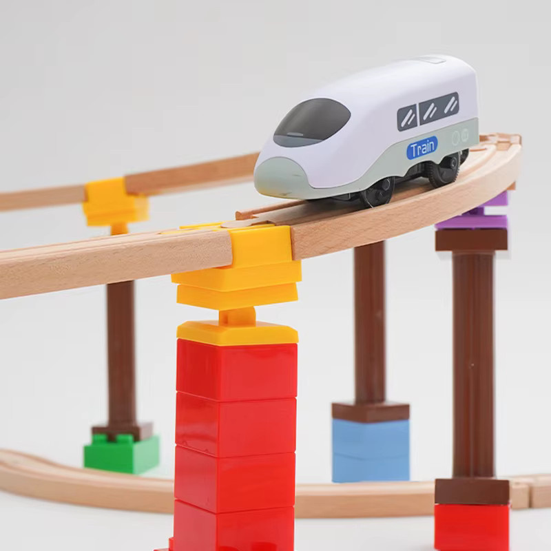 YunDuo BaBy Universelle Plastik-Bausteine Adapter, Holzeisenbahn-Zubehör, Bunt / Mehrfarbig - Bild 2