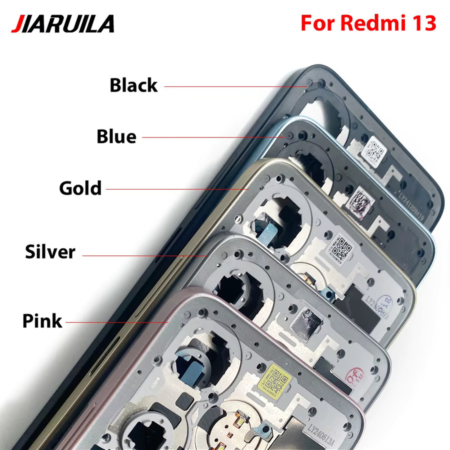 Xiaomi Mittelrahmen Gehäuseblende Ersatzteil für Redmi 13 13C 14C A5 in Schwarz - Bild 4