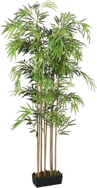 furnicato Künstlicher Bambusbaum in Grün, Höhe: 150 cm - Bild 1