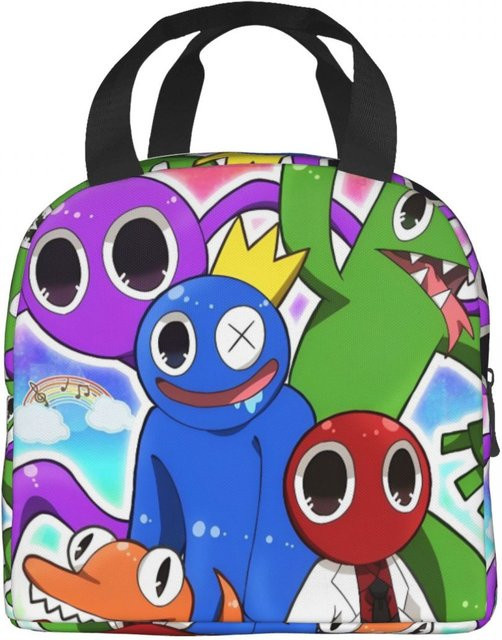 Isolierte Lunchtasche R-Rainbowed Friend Merch von Fancy Style Studio, Mehrfarbig, Thermokühlbox für die Schule und Lebensmittel - Bild 1