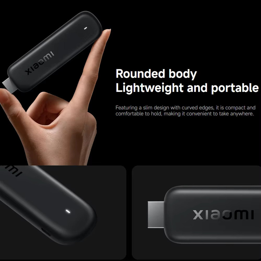 Xiaomi TV Stick HD 2. Generation Streaming-Media-Player mit Google TV, Dual-Band WLAN und Bluetooth-Sprachfernbedienung, Schwarz - Bild 3