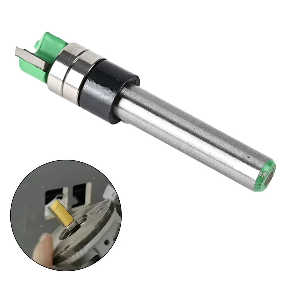 DAZZLEEX Doppel-Lager Trimmen Fräser für präzises Randtrimmen bei der Holzbearbeitung - Bild 2