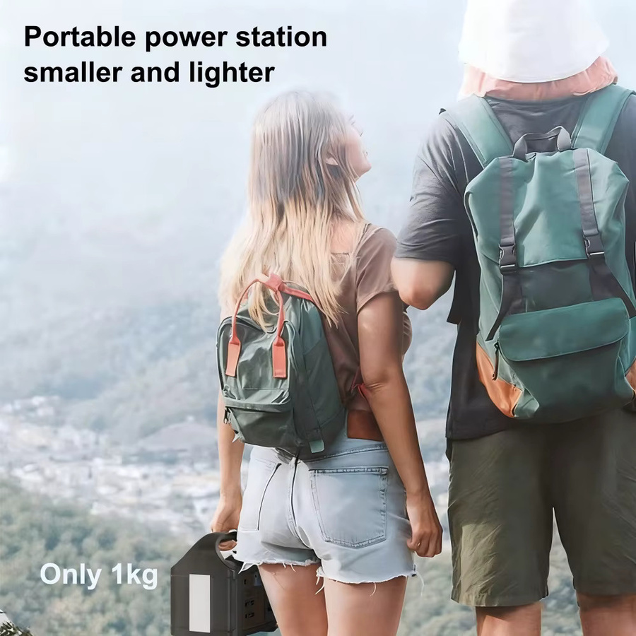 Gaiaray Tragbares Kraftwerk Solargenerator 100 W mit 24000 mAh LiFePO4-Batterie und USV-Funktion, Schwarz - Bild 4