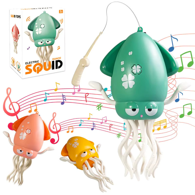 Bandai Tanzendes Tintenfisch-Spielzeug, mit Sound und Licht, ab 3 Jahre - Bild 6