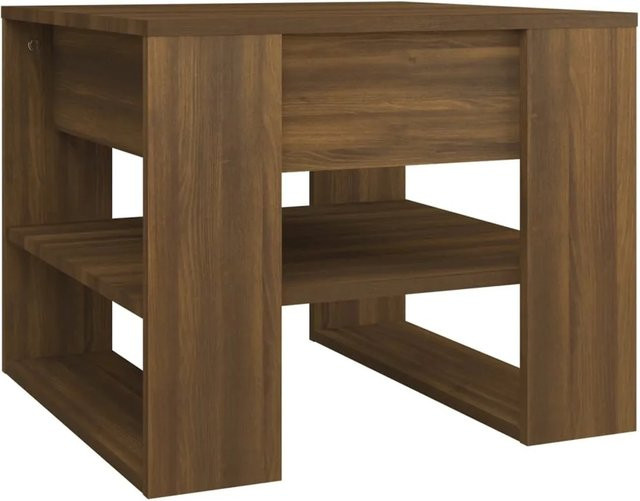 vidaXL Couchtisch in Eichen-Optik Braun aus Holzwerkstoff B/T/H: 55,5 x 55,5 x 45 cm - Bild 1