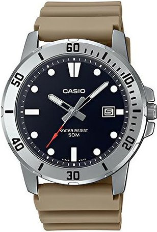 Casio Armbanduhr, Quarz, Edelstahl, Schwarz, Herren - Bild 1