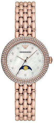 Emporio Armani Armbanduhr, Quarz, Edelstahl, Roségold, 32 mm, Damen - Bild 1