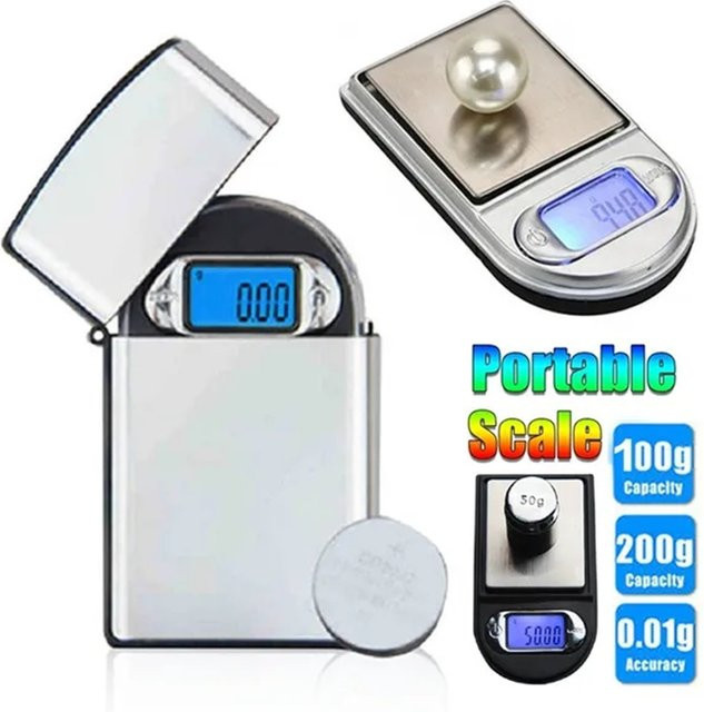 LETIITTGOO Mini Pocket Präzisions-Digitalwaage mit 0,01g Genauigkeit für Schmuck, Diamanten und Küche - Bild 1
