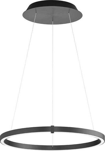 Bankamp Line Ring 2363 LED-Pendelleuchte in Anthrazit matt mit dim2warm Funktion - Bild 1