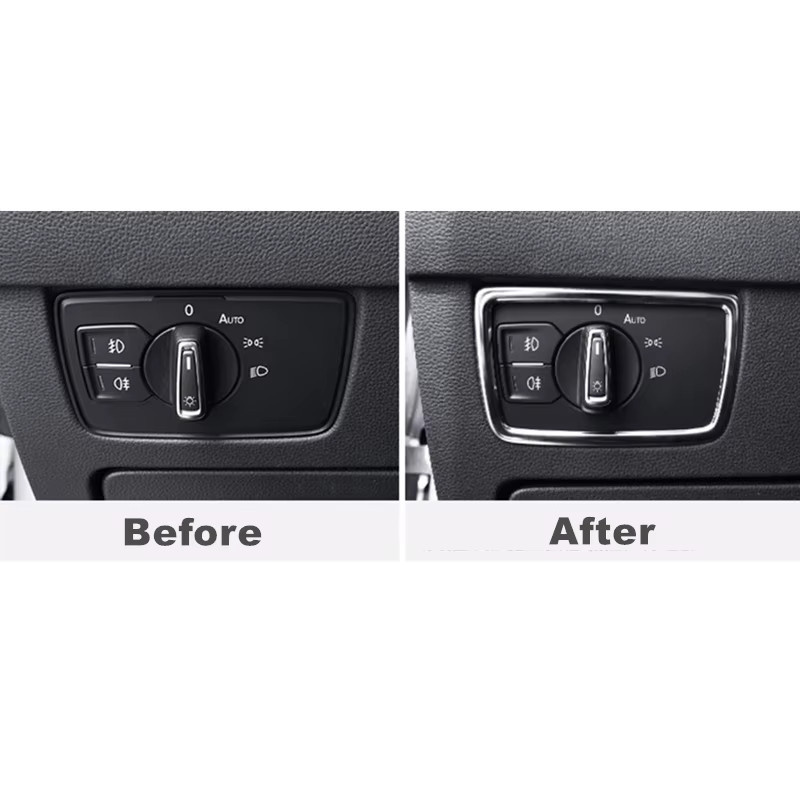 AliLetin Scheinwerfer Schalter Taste Trim Abdeckung für Passat B8 Variante und Arteon 2019-2023 Auto Styling Dekoration - Bild 2