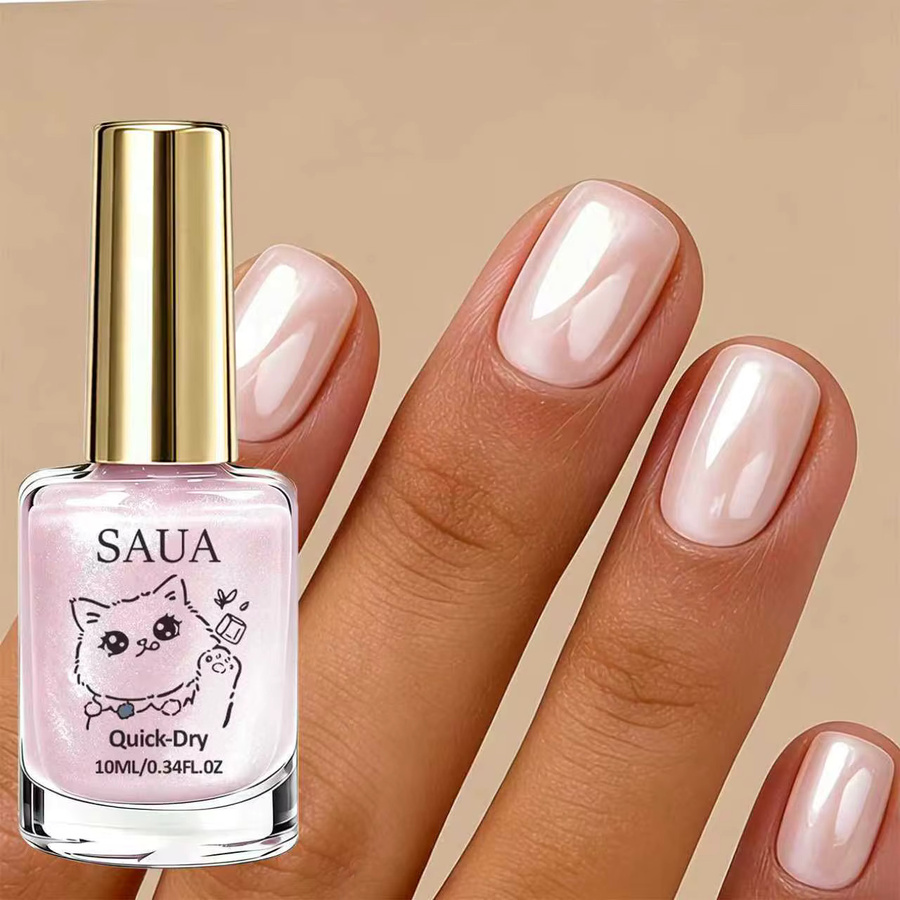 SAUA Nagellack, Rosa, Schimmernd - Bild 3