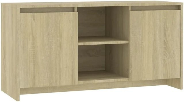 vidaXL TV-Schrank in Sonoma-Eiche, minimalistisches Design aus Holzwerkstoff, B/T/H: 102 x 37,5 x 52,5 cm - Bild 1