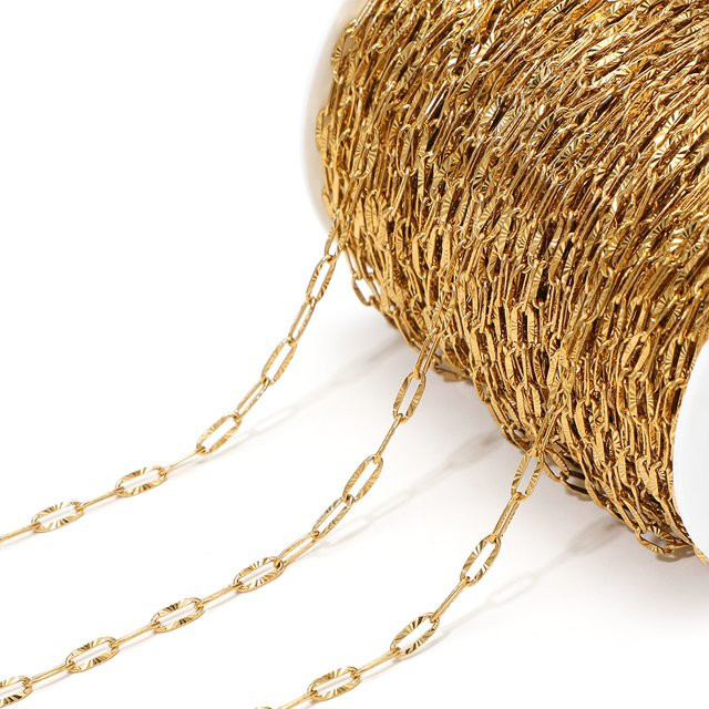 Semitree Gliederkette Edelstahl, 2 Meter, Damen - Bild 1