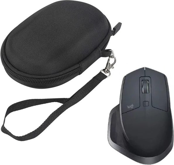 Stoßfeste Logitech Gaming-Maus Tragetasche zur Aufbewahrung in Schwarz für Logitech MX Master 2S und G502/3 - Bild 1