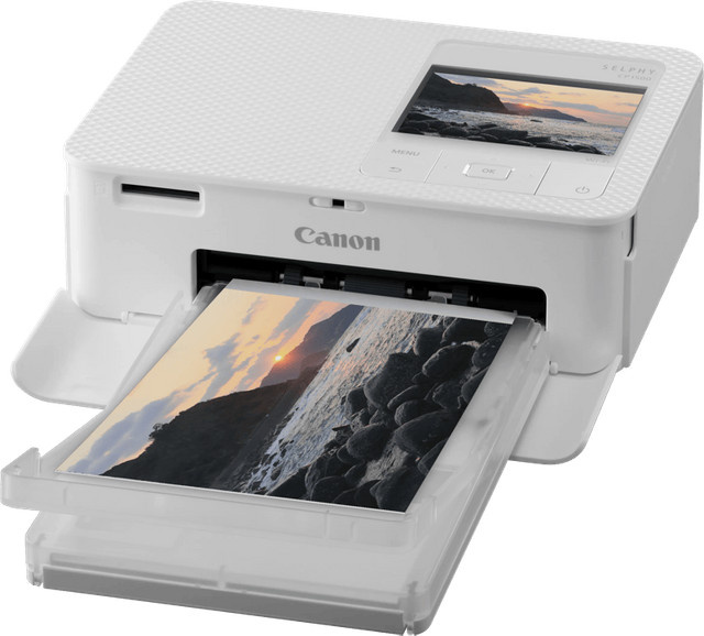 Canon SELPHY CP1500 Thermosublimations-Fotodrucker in Weiß mit WLAN und USB-C - Bild 1