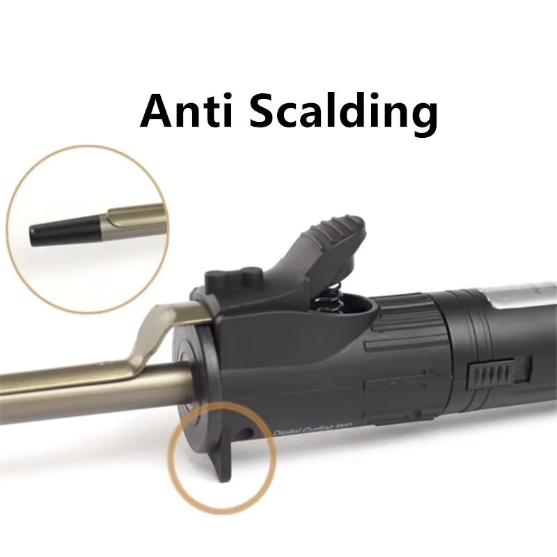 Professioneller Keramik Haar Curler mit Temperaturdisplay, Automatisch rotierend, 28mm - Bild 3