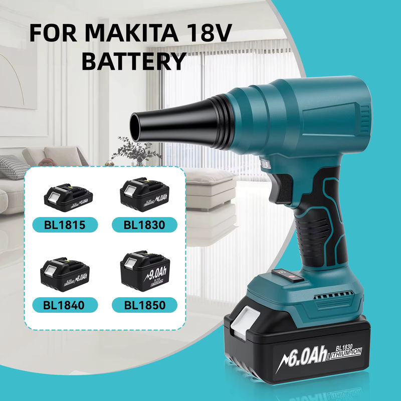 Makita Akku-Staubgebläse in Schwarz für 18V Akkus wie BL1830 BL1840 BL1850 BL1860 - Bild 2