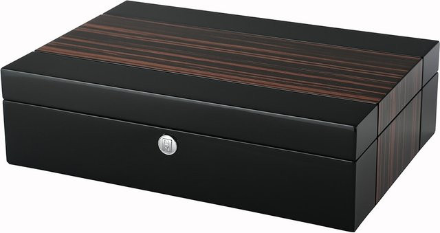 Paul Design Uhrenbox Macassar, Schwarz, Herren - Bild 1