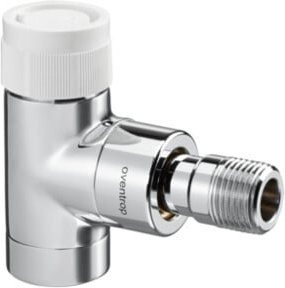 Oventrop Thermostatventil Baureihe E Eck, DN 15, Messing, weiß pulverbeschichtet - Bild 1