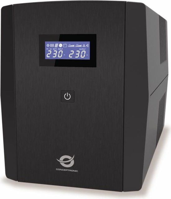 Conceptronic ZEUS08E USV 1500VA 900W Line-Interaktiv in Schwarz - Bild 1