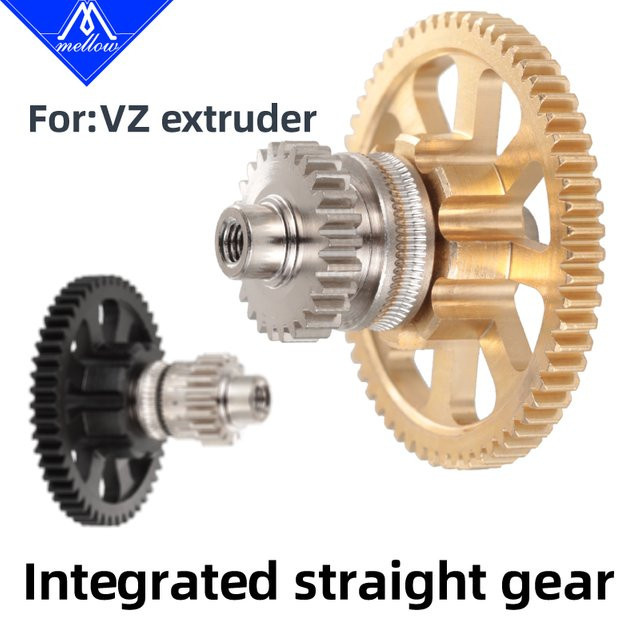 Mellow Straight Gear Kit aus gehärtetem Stahl für Vz-Hextruder Low Plus und CNC Sherpa Micro Extruder DIY 3D-Druckerteile für VzBoT und Voron - Bild 1