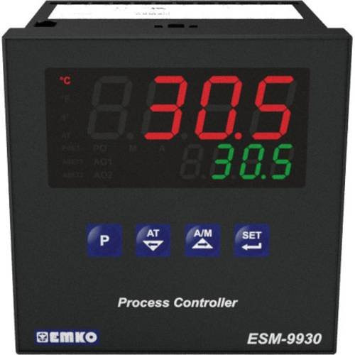 Emko ESM-9930.2.20.0.1/01.02/0.0.0.0 Universalregler Pt100 Schwarz -200 bis 1700°C - Bild 1