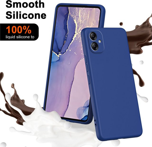 Stoßfeste Silikonhülle im Candy-Design für Samsung Galaxy A04, A04e, M04 und F04 in Multicolor - Bild 1