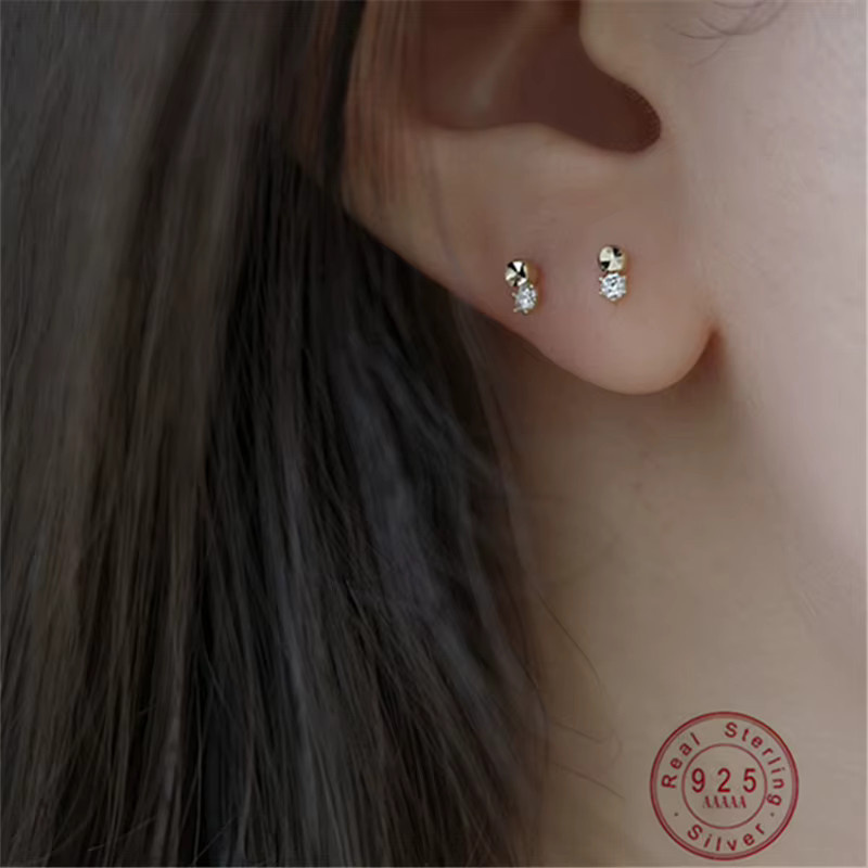 OBEAR Ohrstecker 925 Silber, Zirkonia, Damen - Bild 5